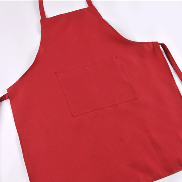 AP-01 純色領帶易潔圍裙 - each印服裝訂造專門店