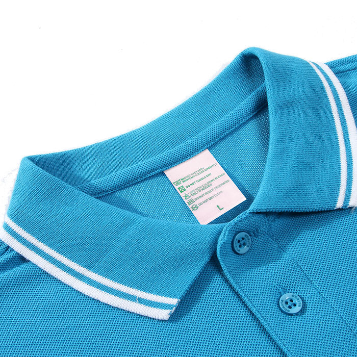 P-18 Striped Collar Polo Shirt (180g) - each印服裝訂造專門店