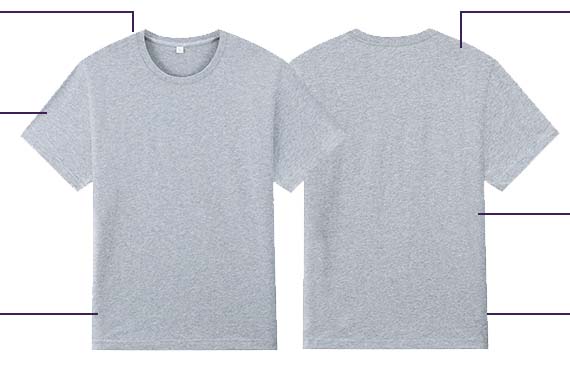 BY純棉圓領T-Shirt (短袖 / 170g)的細節