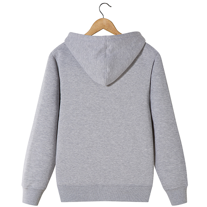 J-18 拉鍊帶絨連帽衛衣 (360g) - each印服裝訂造專門店