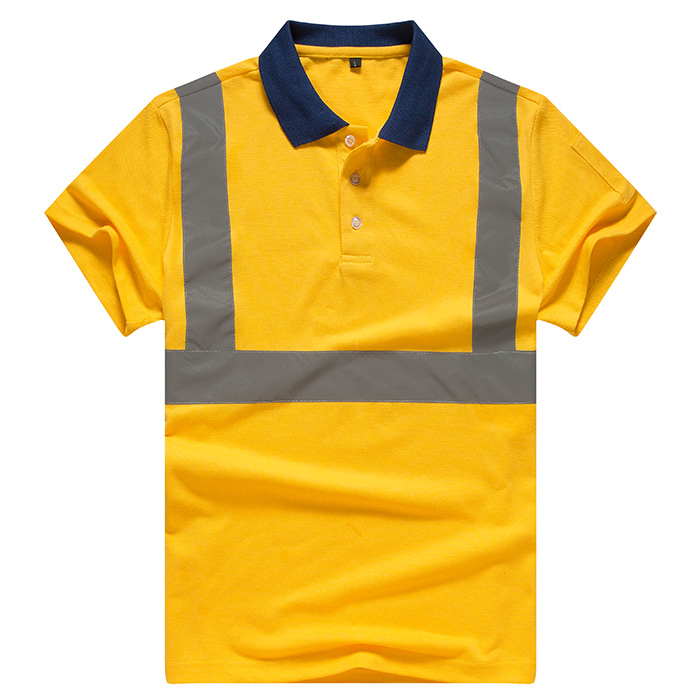 PT-10  Reflective Tape Polo (Short-sleeved) - each印服裝訂造專門店