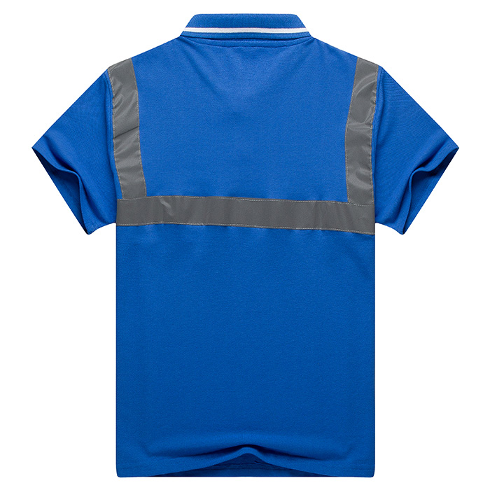 PT-10  Reflective Tape Polo (Short-sleeved) - each印服裝訂造專門店