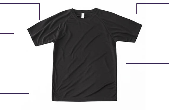 TSP-A 純色運動料T-Shirt的細節