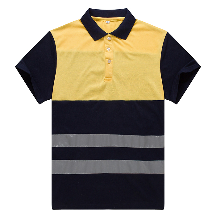 PT-24 Reflective Tape Polo Shirt (Short-sleeved) - each印服裝訂造專門店